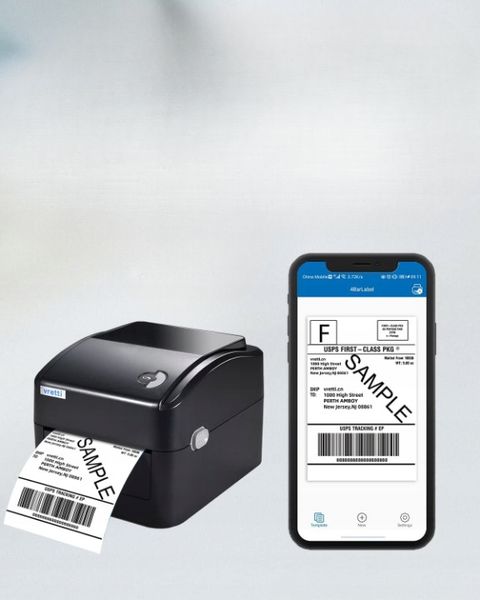 Drukarka termiczna do etykiet z Bluetooth Vretti zdjęcie 4