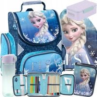 FROZEN TORNISTER SZKOLNY KRAINA LODU DLA DZIEWCZYNEK ZESTAW 5w1 PASO