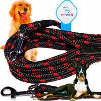 Smycz dla psa Treningowa Lina 10m Gruba Wytrzymała 10mm Karabinek do