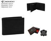 porfel męski skórzany r-m04-lwc black