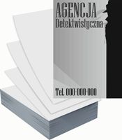 Ulotki A5 reklamowe firmowe 100 szt różne wzory AGENCJA DETEKTYWISTYCZNA