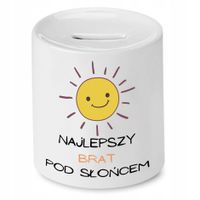 Skarbonka Dla Brata Najlepszy Pod Słońcem Z Nadrukiem Ze Zdjęciem