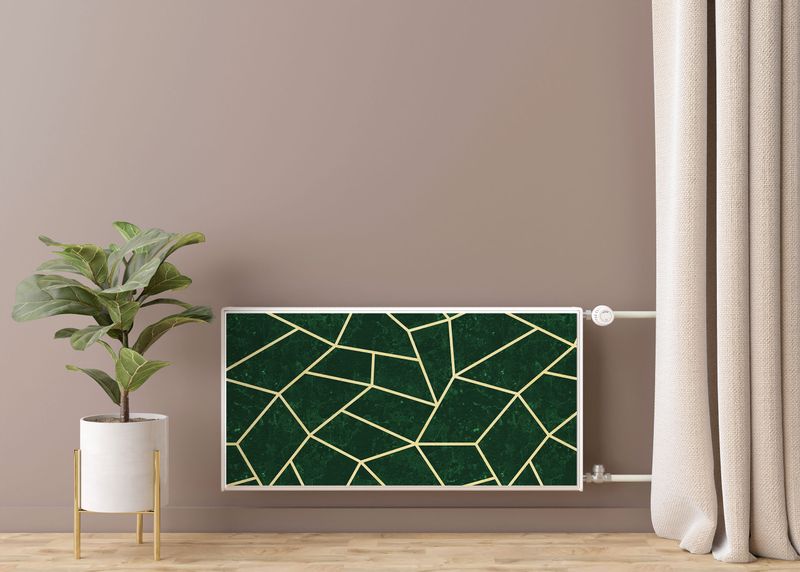 Mata Magnetyczna Zielony MARMUR Wzór Geometryczny Abstrakcja 110cm x 60cm zdjęcie 7