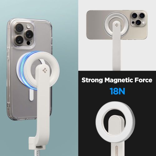 spigen s571w magsafe bluetooth selfie stick tripod dune beige na Arena.pl