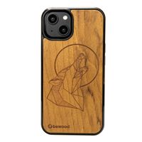 drewniane etui bewood do iphone 15 wilk imbuia