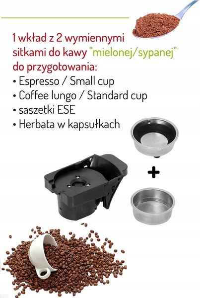 EKSPRES DO KAWY NA KAPSUŁKI DO DOLCE GUSTO 19 BAR zdjęcie 5