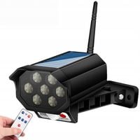 LAMPA SOLARNA ATRAPA KAMERY 2W1 CZUJNIK RUCHU 20W