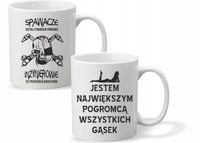 Kubek z nadrukiem napis PREZENT dla SPAWACZA