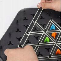 2 x TRIGGLE GRA W TRÓJKĄTY STRATEGICZNA GUMKI RECEPTURKI 3D TRIANGLE CHESS
