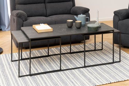 Komplet stolików Infinity czarne na Arena.pl