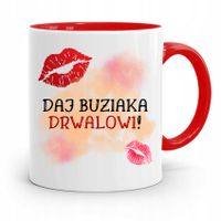 Dla Drwala Rębacza Kubek Czerwony Prezent Urodziny Z Nadrukiem Ze Zdjęciem