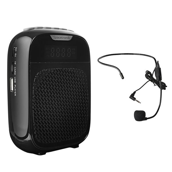 Przewodowy Wzmacniacz Głosu Megafon Mikrofon z Radiem USB micro SD SP-VA11 zdjęcie 5