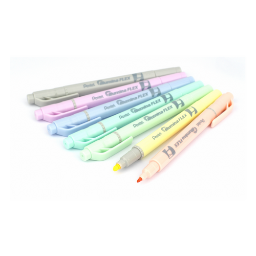 ZAKREŚLACZ DWUSTRONNY ILLUMINA FLEX PENTEL SLW11P SZARY na Arena.pl