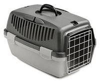 Transporter dla psa lub kota Stefanplast Gulliver 1 metalowe drzwi szary