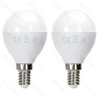 2 x Żarówka LED 12W G45 E14 1170lm zimna Aigostar do biura energoszczędna