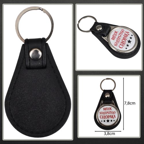 Brelok najlepszego chłopaka prezent upominek dzień chłopaka okrągły na Arena.pl