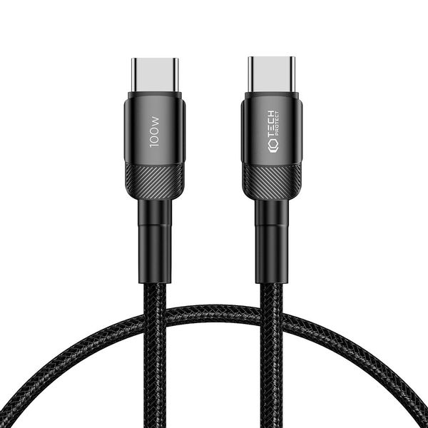 TECH-PROTECT ULTRABOOST EVO TYPE-C CABLE PD100W/5A 50CM BLACK zdjęcie 1