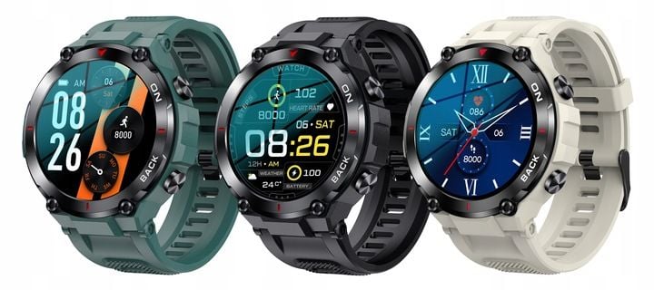 Smartwatch GRAVITY GT8-2 CZARNY Męski BRANSOLETA TĘTNO KALORIE SEN ROZMOWY zdjęcie 10