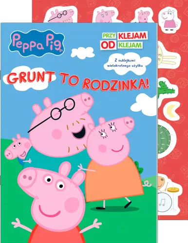 Grunt To Rodzinka. Świnka Peppa. Przyklejam Odklejam na Arena.pl