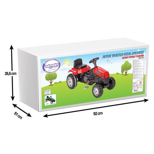 WOOPIE Traktor na Pedały Czerwony na Arena.pl