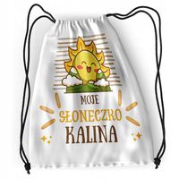 Plecak Sportowy Szkolny Dla Kaliny Córki Dziecka Z Nadrukiem Ze Zdjęciem