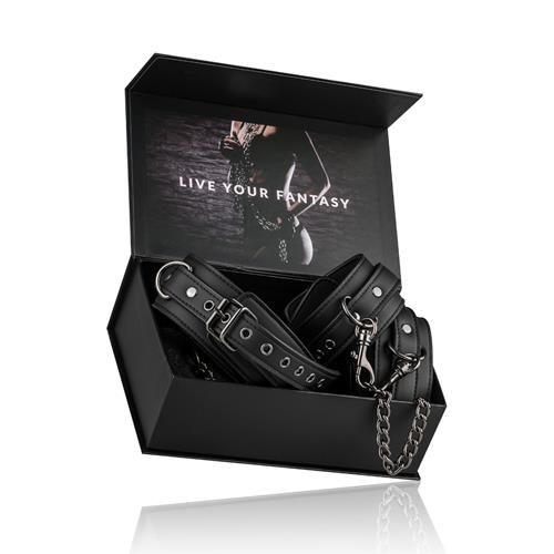 Kajdanki-Leather Collar With Anklecuff zdjęcie 13