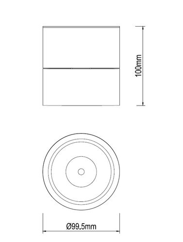 Spot Dann Lux Design Leri DLD5240 Czarny na Arena.pl