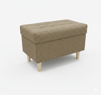 Pufa z pojemnikiem schowek skrzynia 60x30x40 cm miodowy