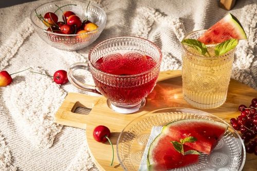 Zestaw 6 filiżanek do kawy szklanki kubki szklane Altom Design Daisy 430 ml na Arena.pl