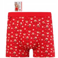 Bokserki Męskie Bawełna W Świąteczne WZORY NA PREZENT DLA NIEGO MORAJ - XXL