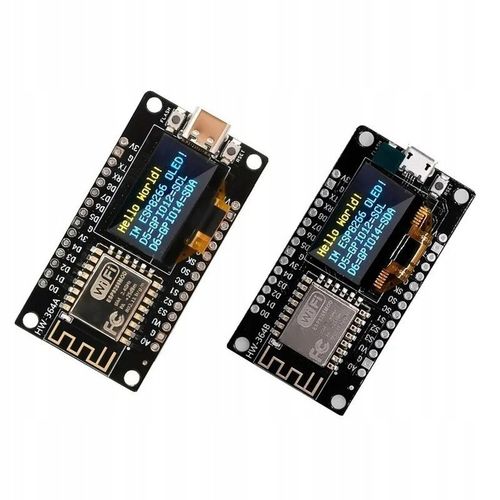 ESP8266 NODEMCU V3 OLED 0.96 128X64 Z USB-C DO ARDUINO IDE / MICROPYTHON na Arena.pl