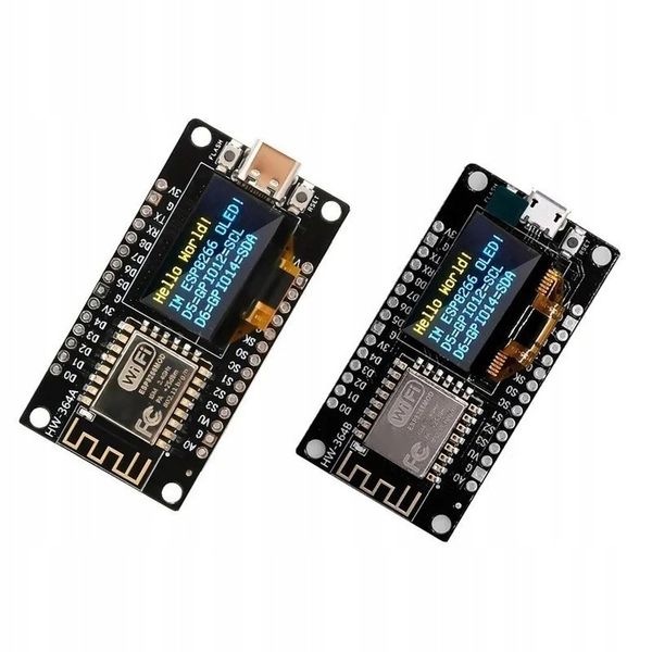 ESP8266 NODEMCU V3 OLED 0.96 128X64 Z USB-C DO ARDUINO IDE / MICROPYTHON zdjęcie 7