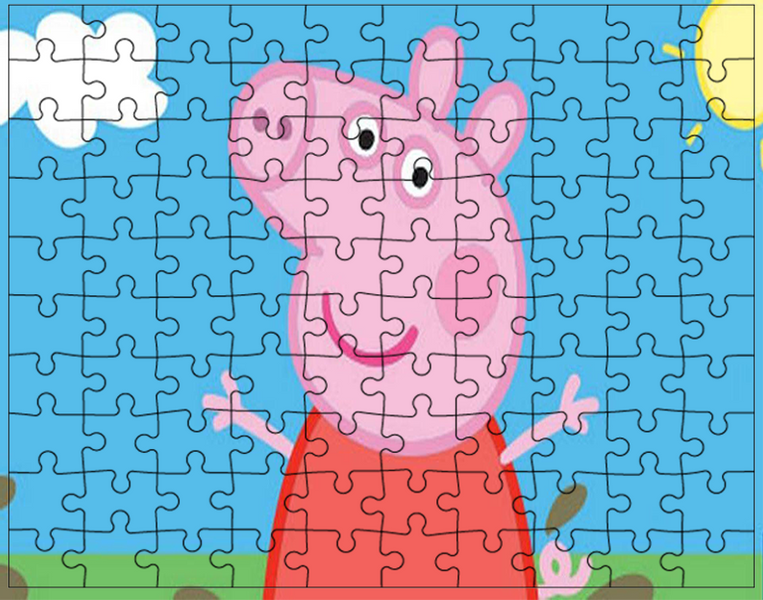 Puzzle Świnka Peppa zdjęcie 1