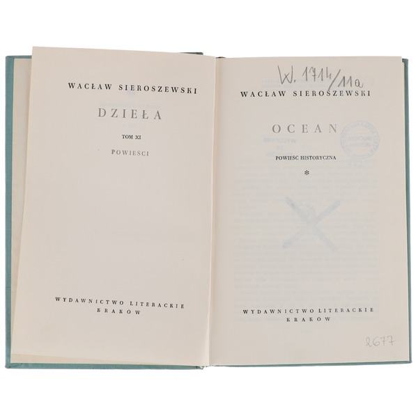Wacław Sieroszewski Ocean Części I i II Dzieła1963 zdjęcie 3