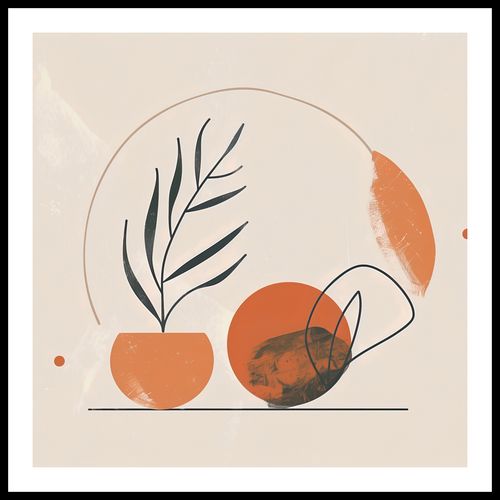 Plakat 80x80cm Tonacja Pasteli na Arena.pl