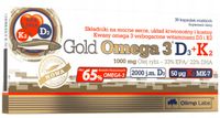 OLIMP GOLD OMEGA 3 D3 + K2 WITAMINA D 2000 j.m 30 kapsułek