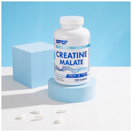 SFD CREATINE MALATE 120 TABLETEK JABŁCZAN KREATYNY SIŁA WYDOLNOŚĆ na Arena.pl