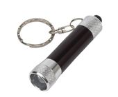 Breloczek FLARE, srebrny, czarny