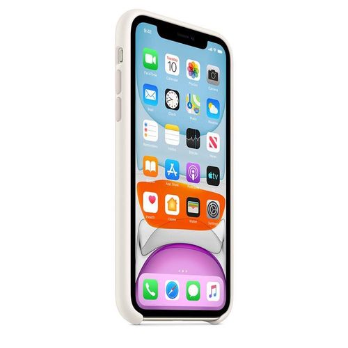 Apple Silicone Case Silikonowe etui iPhone 11 (biały) na Arena.pl