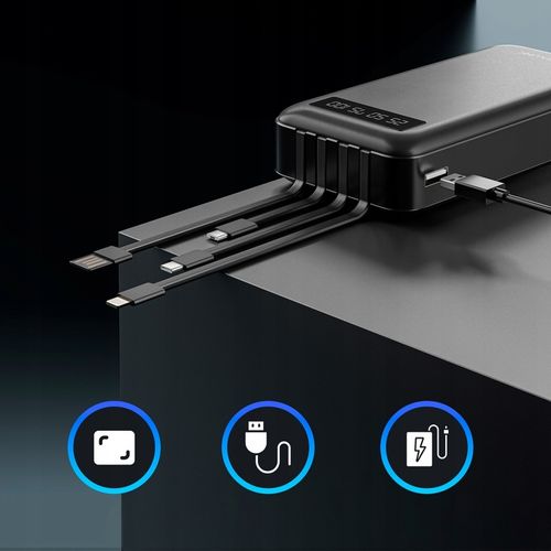 Powerbank 20000 mAh USB-C + KABLE PODSTAWKA na Arena.pl