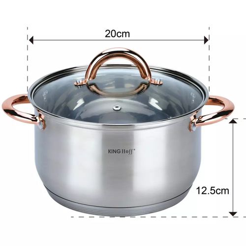 ZESTAW GARNKÓW 12 ELEMENTÓW KINGHOFF KH-1765 na Arena.pl