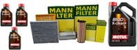 MANN ZESTAW FILTRÓW OLEJ 5W30 8L AUDI A4 B7 2.7TDI BPP 180 3.0 TDI 204 233