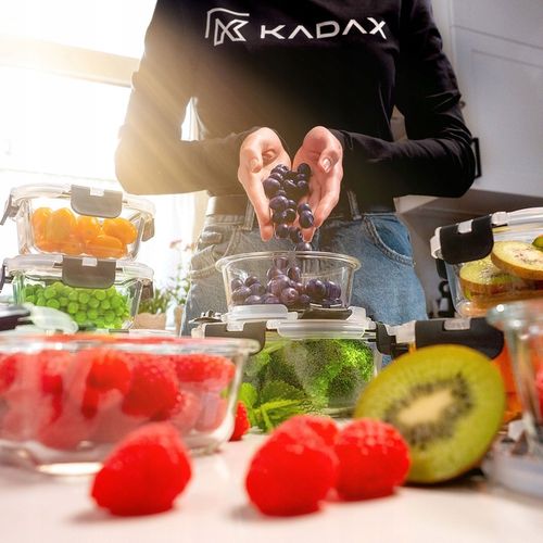 POJEMNIKI NA ŻYWNOŚĆ SZKLANY ZESTAW POJEMNIKÓW SZKLANE PUDEŁKO na Arena.pl