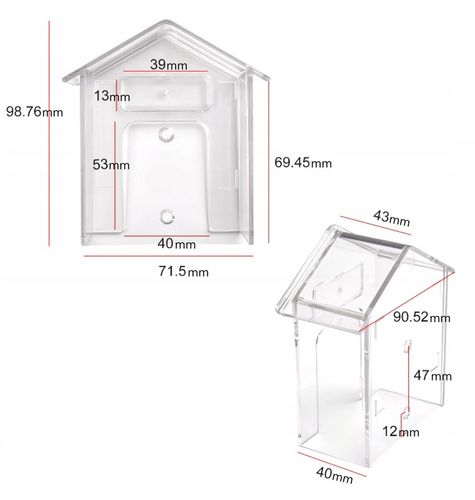 DASZEK OCHRONNY DO DZWONKA BEZPRZEWODOWEGO OSŁONA PRZYCISKU PRZEŹROCZYSTA na Arena.pl