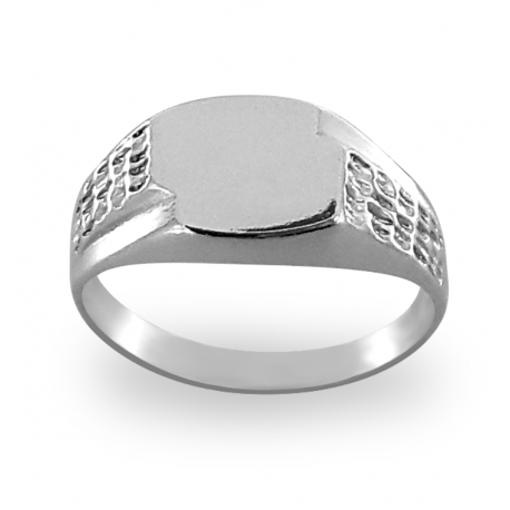 SREBRNY SYGNET Z ORNAMENTAMI SREBRO PRÓBY 925 GRAWER GRATIS zdjęcie 1