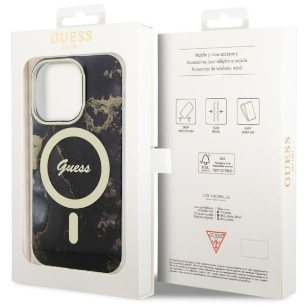 Etui Guess do iPhone 14 Pro Max, Czarny, MagSafe zdjęcie 8