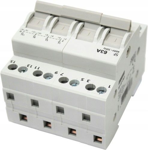 PRZEŁĄCZNIK ZASILANIA SIEĆ-AGREGAT INSTALACYJNY WYBORU 4P 63A 1-0-2 na Arena.pl