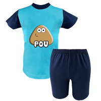 Krótka Piżama dziecięca Pou