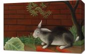 Obraz 60x40cm The Rabbit's Meal, Rousseau Vintage do Salonu