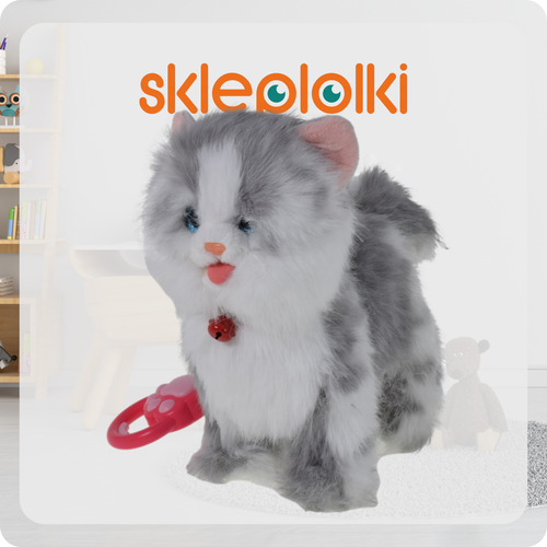 KOTEK INTERAKTYWNY NA SMYCZY MIAUCZY CHODZI GRA DLA DZIECKA NA PREZENT na Arena.pl